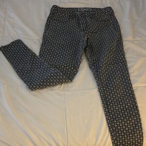 High Rise Stretch Patterned Jeans